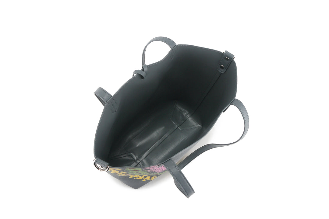 Reversible Tote Nancy Small Lei Grey