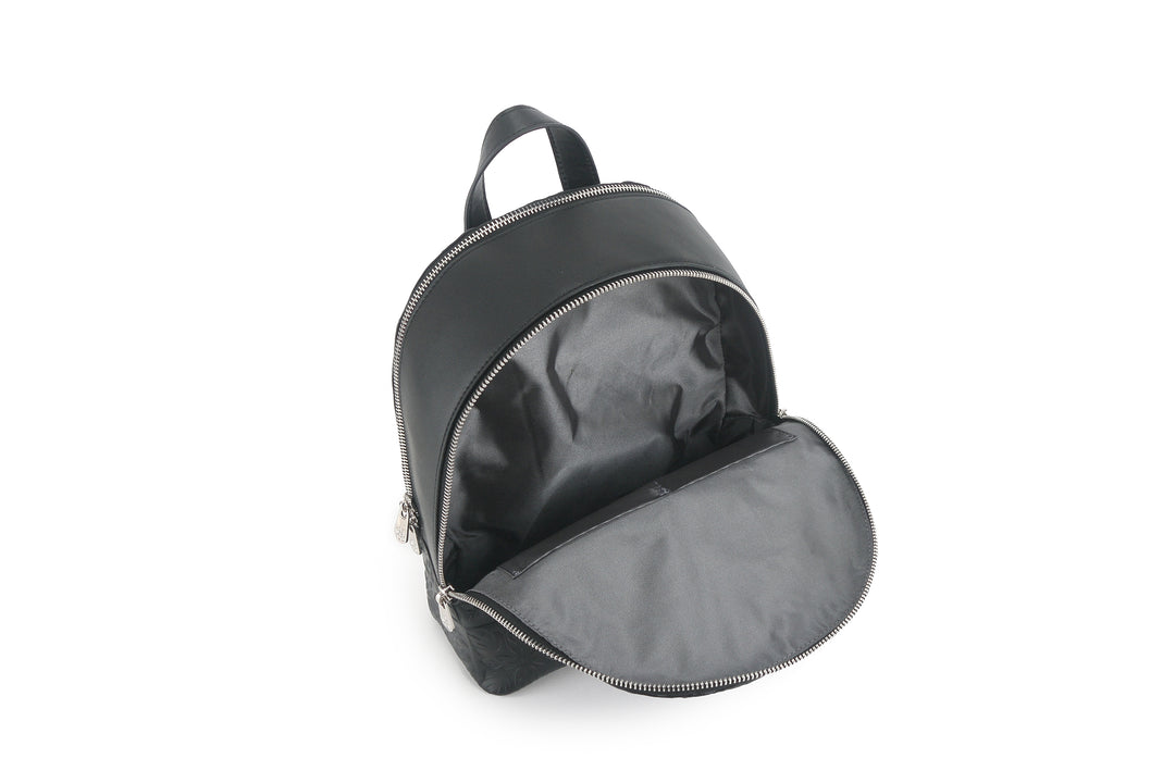 Backpack Tiffany Quilt Black Embossed