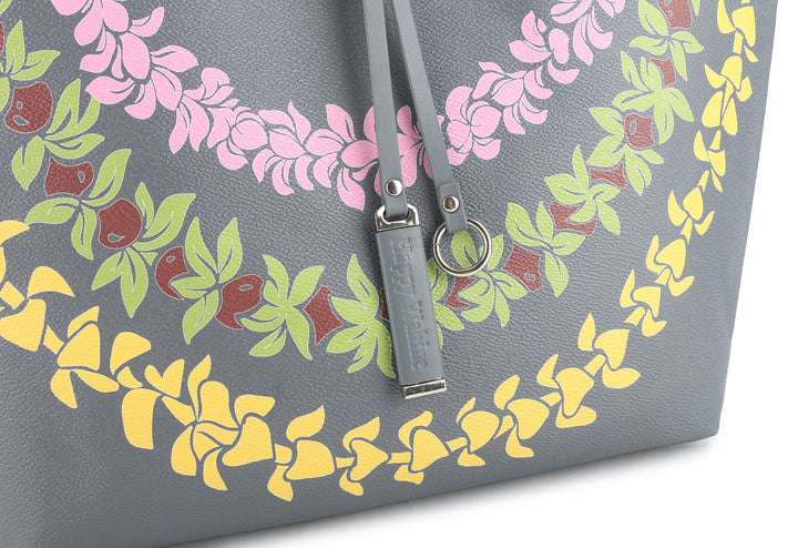 Reversible Tote Nancy Large Lei Grey