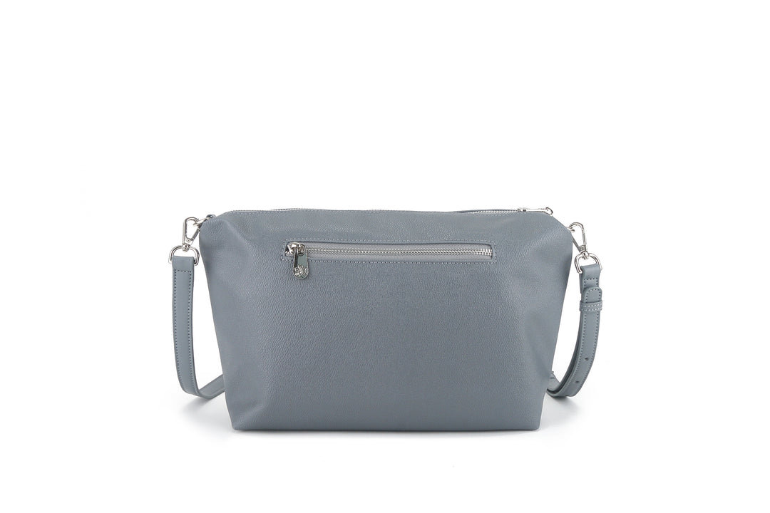 Reversible Tote Nancy Large Lei Grey