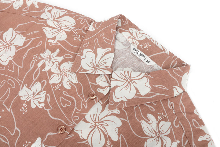 Medi Dress Kiana Hibiscus Mocha