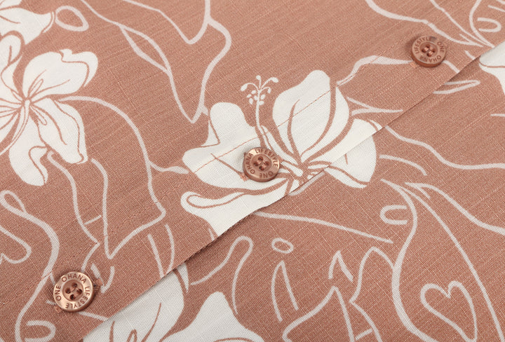 Medi Dress Kiana Hibiscus Mocha