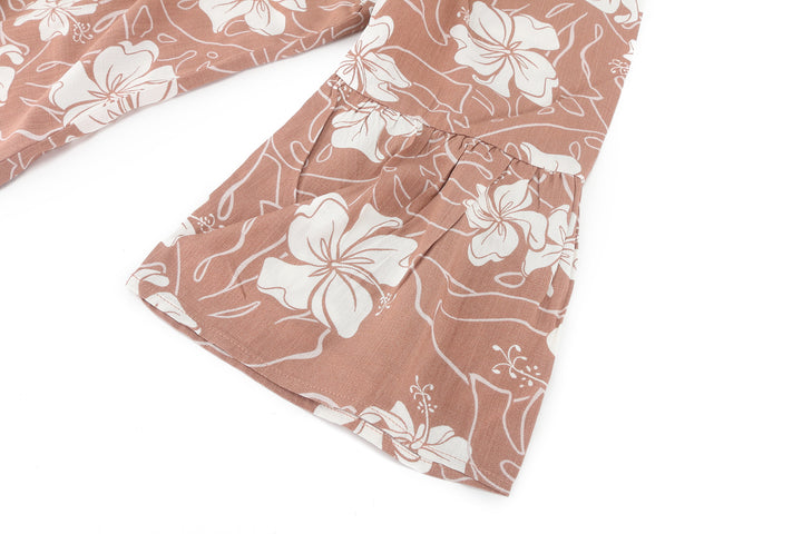 Blouse Napua Hibiscus Mocha