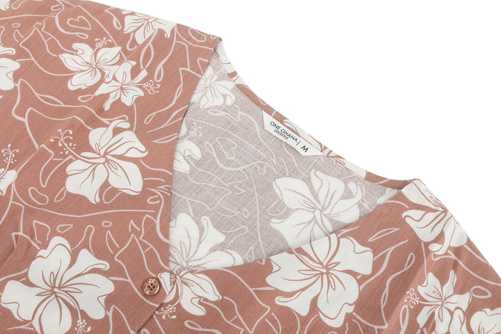 Romper Malia Hibiscus Mocha