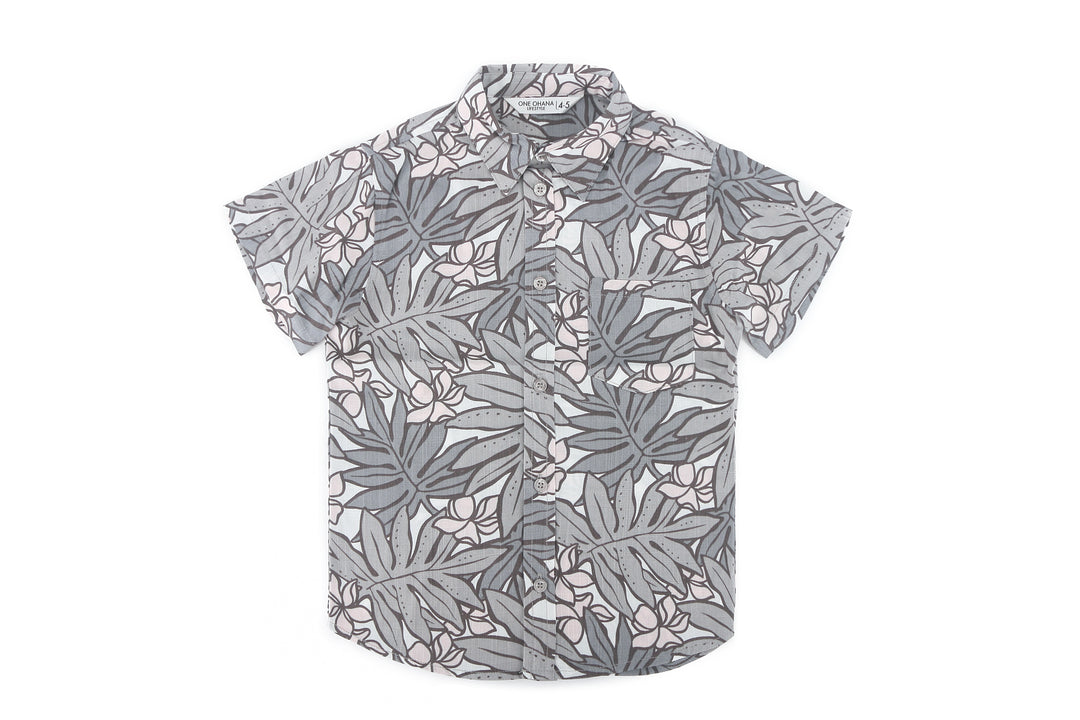 Boys Shirt Ikaika Lauae Grey