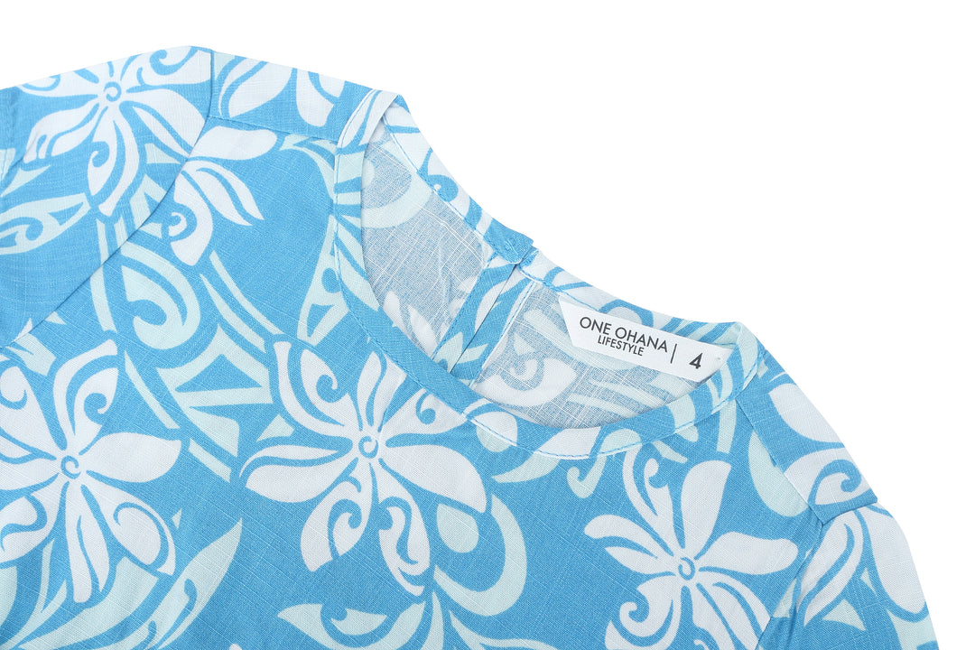 Girls Dress Leilani Tiare Infinity Blue