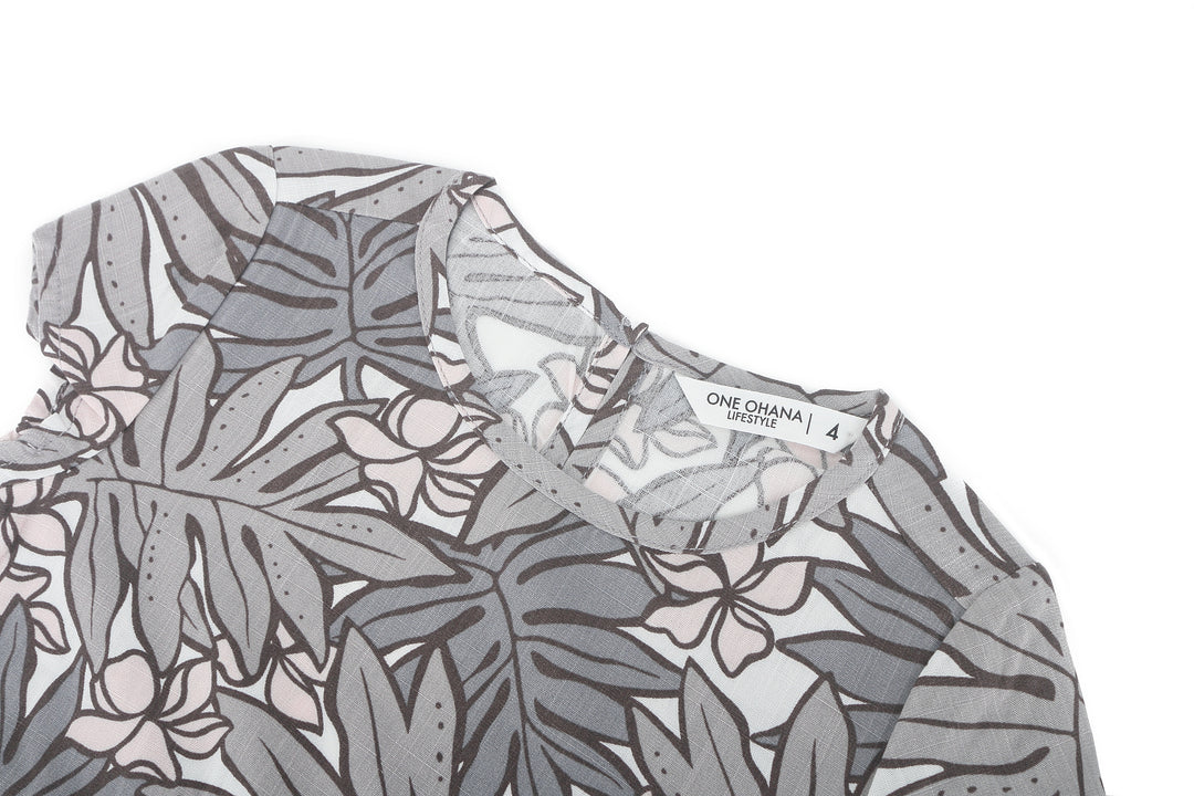 Girls Dress Leilani Lauae Grey