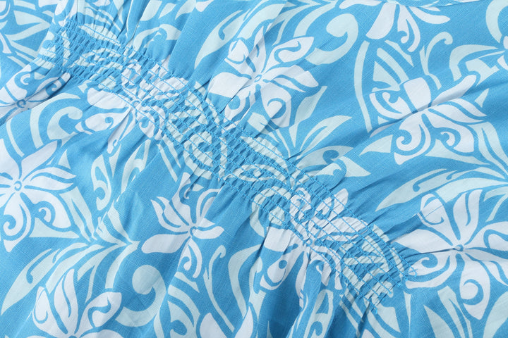 Girls Flow Dress Anela Mini Tiare Infinity Blue