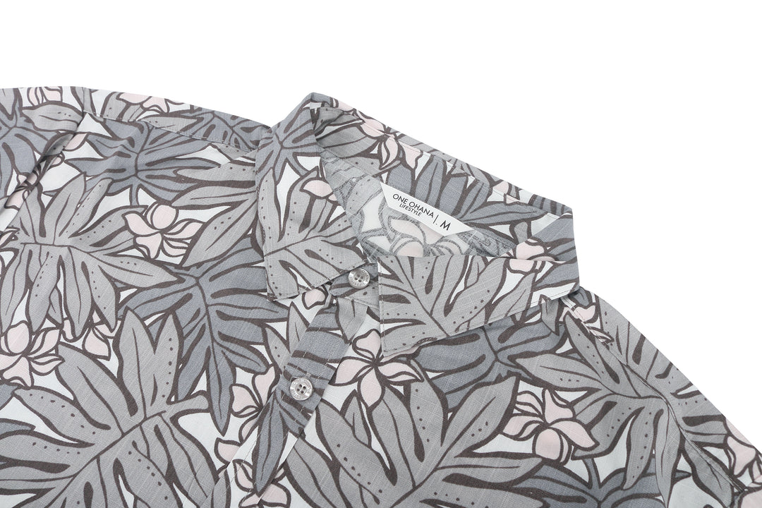 Mens Shirt Keahi Lauae Grey