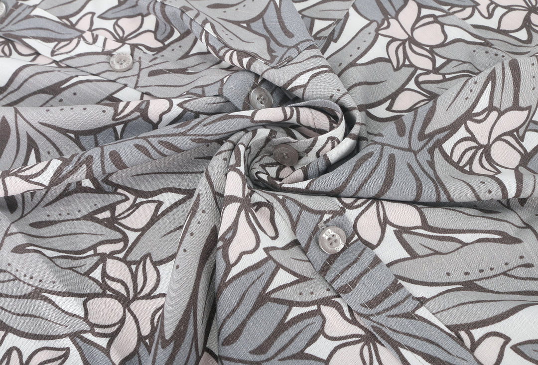 Mens Shirt Keahi Lauae Grey