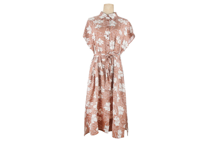 Medi Dress Kiana Hibiscus Mocha