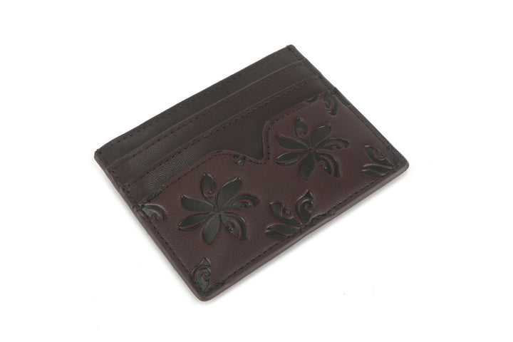Cardcase Meilany Tiare Embossed Brown