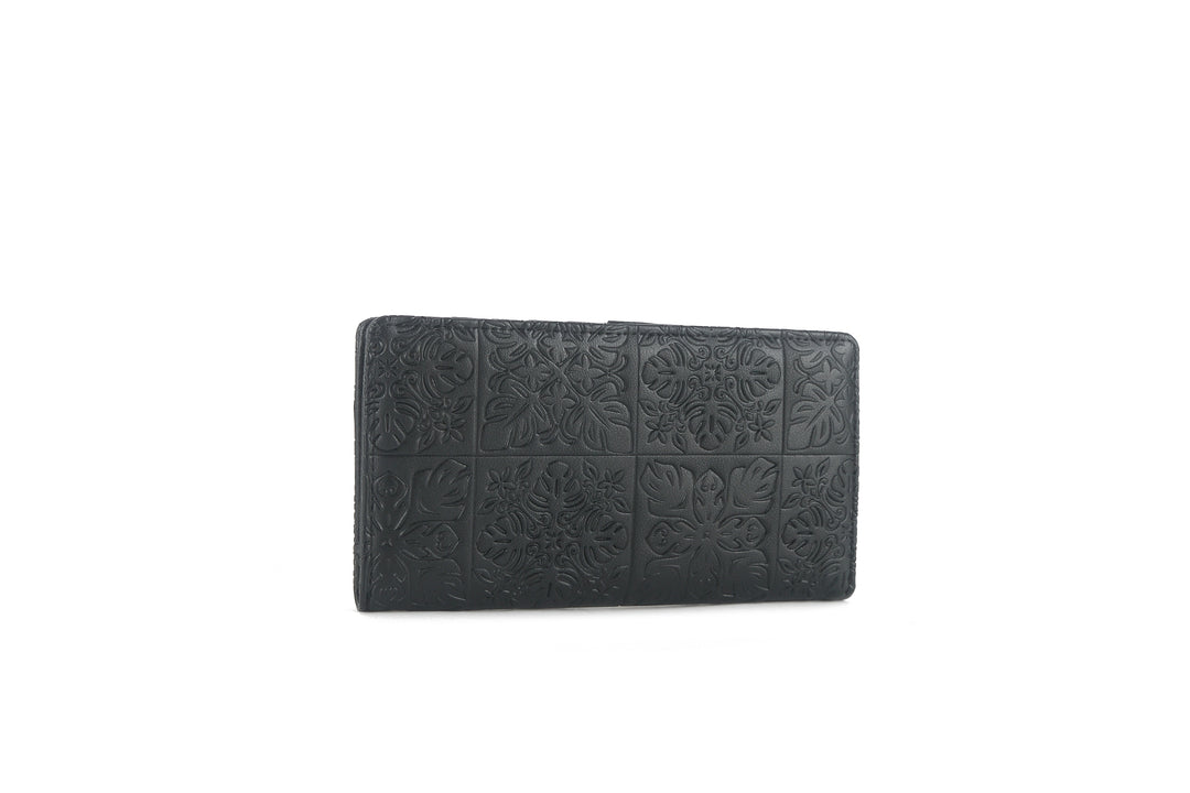 Wallet Teyla Quilt Embossed Black