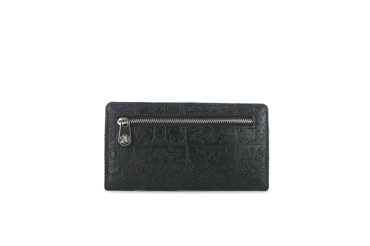 Wallet Teyla Quilt Embossed Black