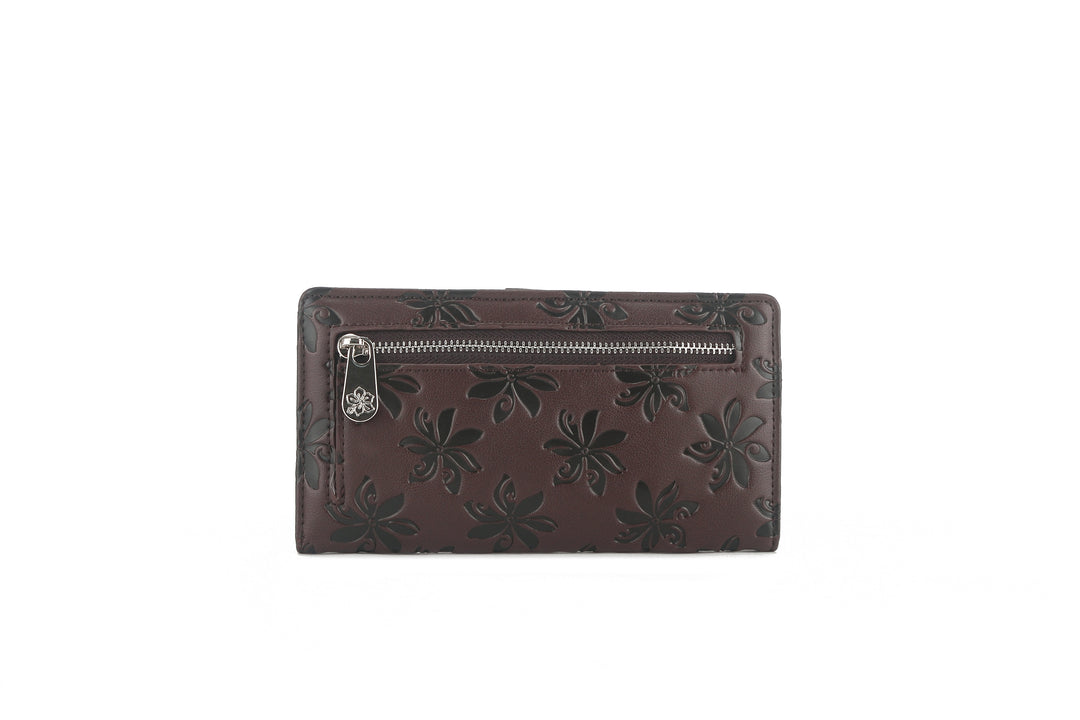 Wallet Teyla Tiare Embossed Brown