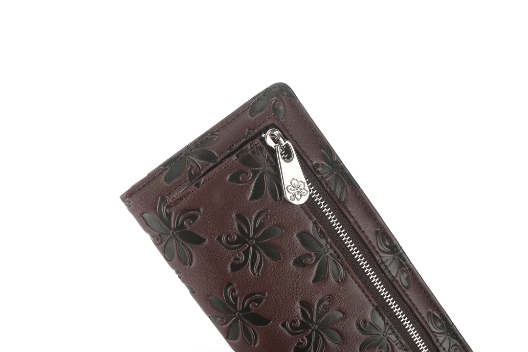 Wallet Teyla Tiare Embossed Brown