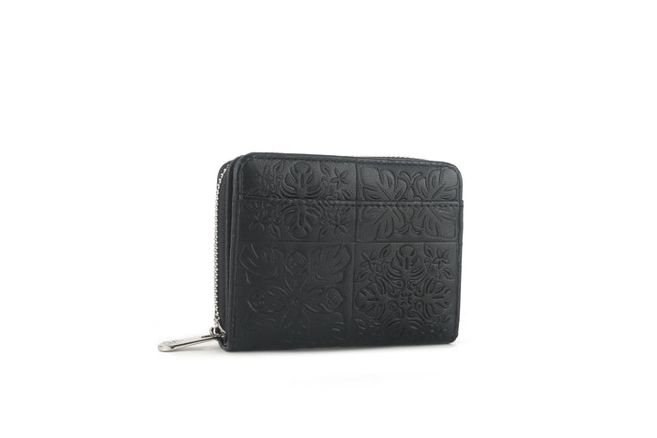 Wallet Meily Quilt Embossed Black