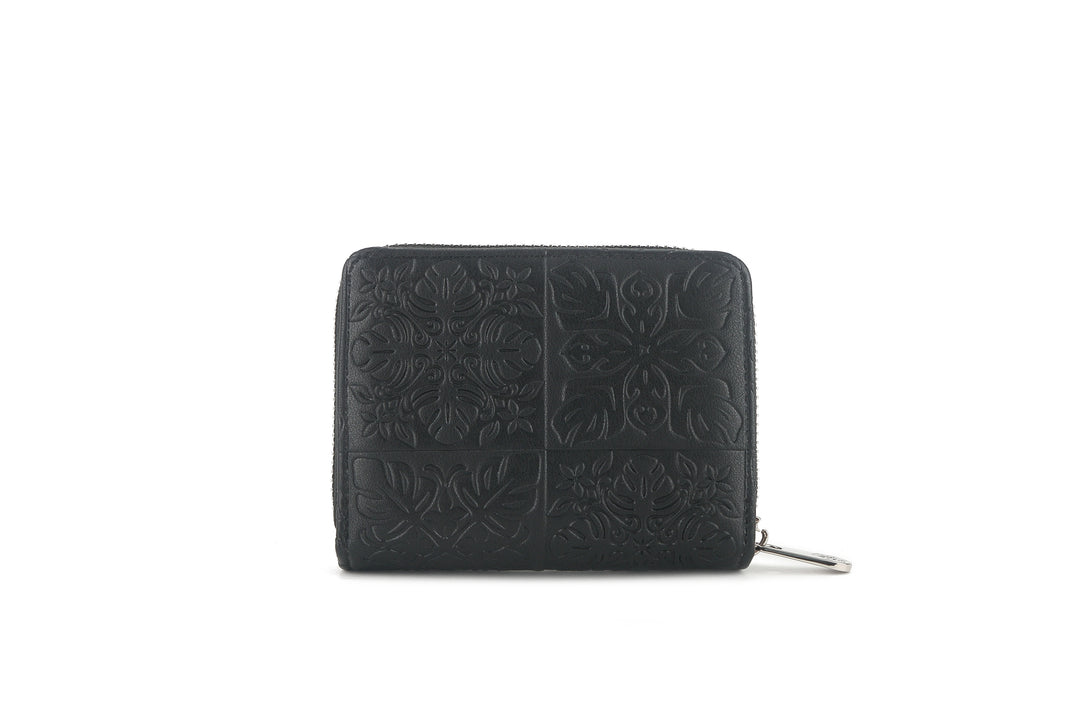 Wallet Meily Quilt Embossed Black