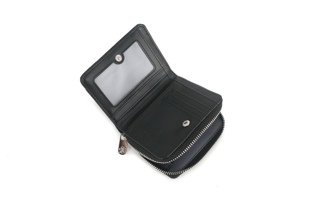 Wallet Meily Quilt Embossed Black