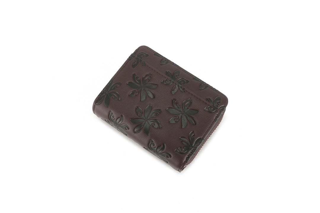 Wallet Meily Tiare Embossed Brown