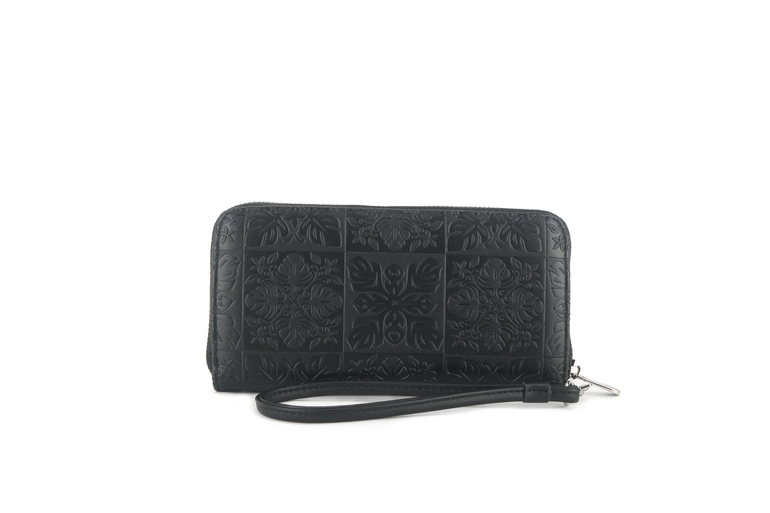 Wallet Kaylee Quilt Embossed Black