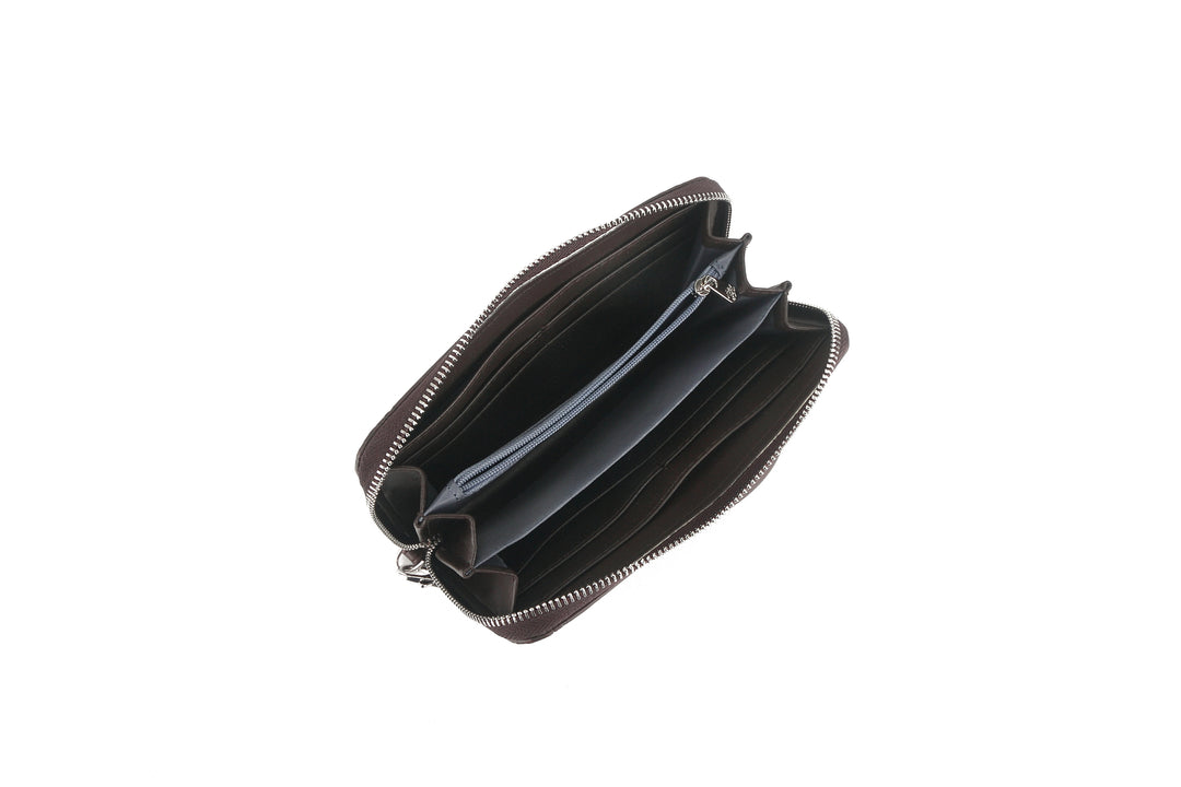 Wallet Kaylee Tiare Embossed Brown