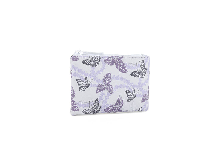 Pouch Zip Small Crownflower Purple