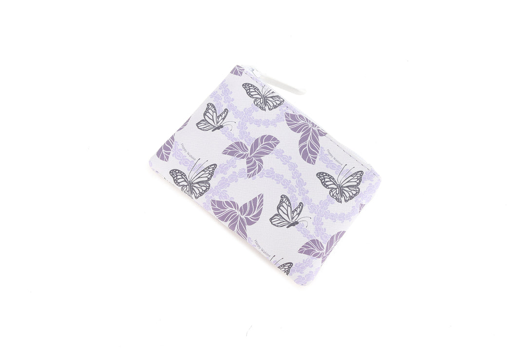 Pouch Zip Small Crownflower Purple
