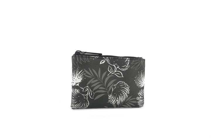 Pouch Zip Small Lehua Black