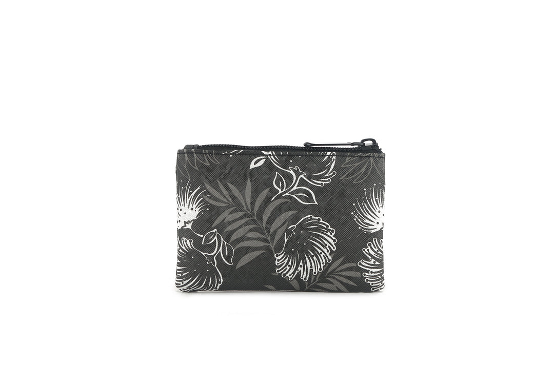 Pouch Zip Small Lehua Black
