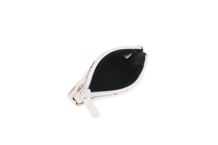 Pouch Zip Small Cone Shells White