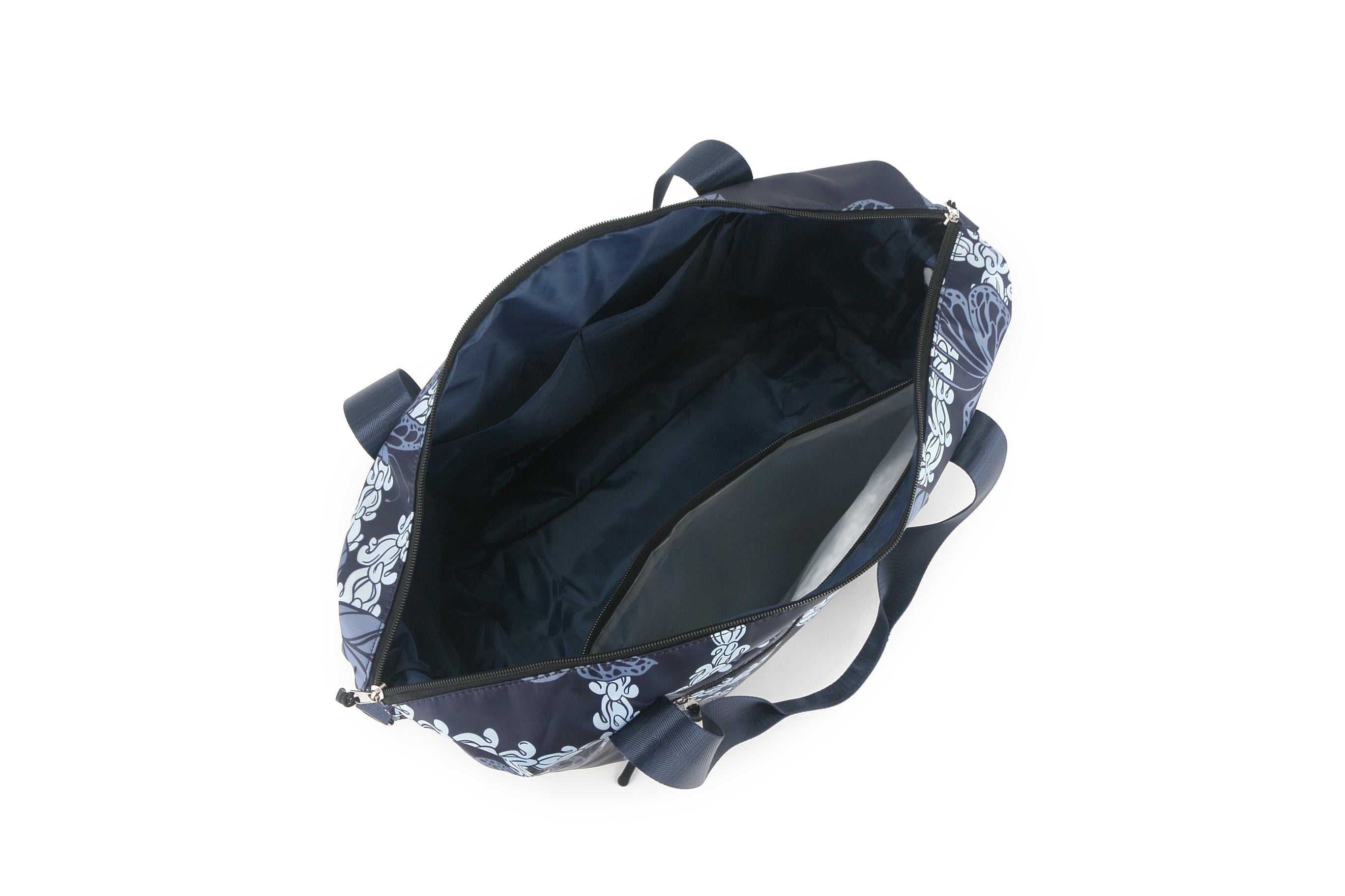 Foldable Duffle Sydney Crownflower Navy – Happy Wahine