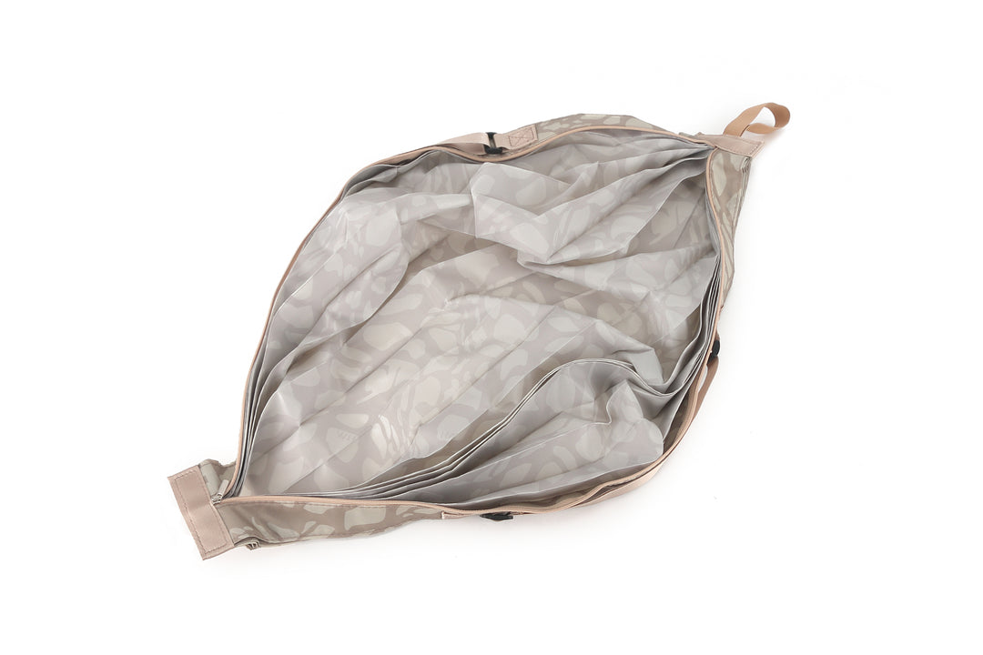 Foldable Bag Jazmine Hebrew Shells Beige