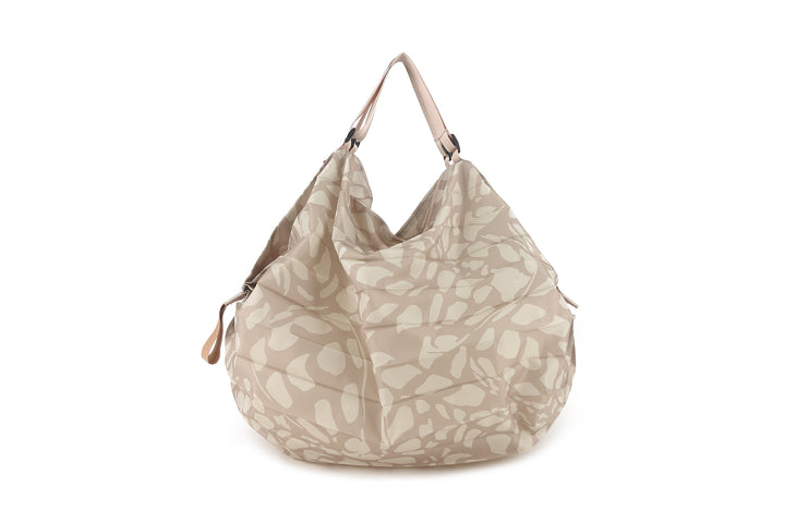 Foldable Bag Jazmine Hebrew Shells Beige
