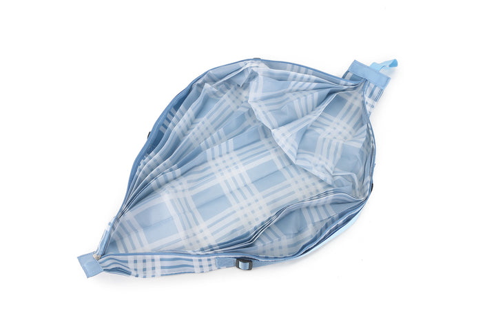 Foldable Bag Jazmine Palaka Blue