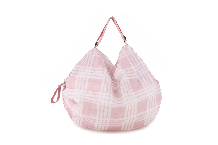 Foldable Bag Jazmine Palaka Pink