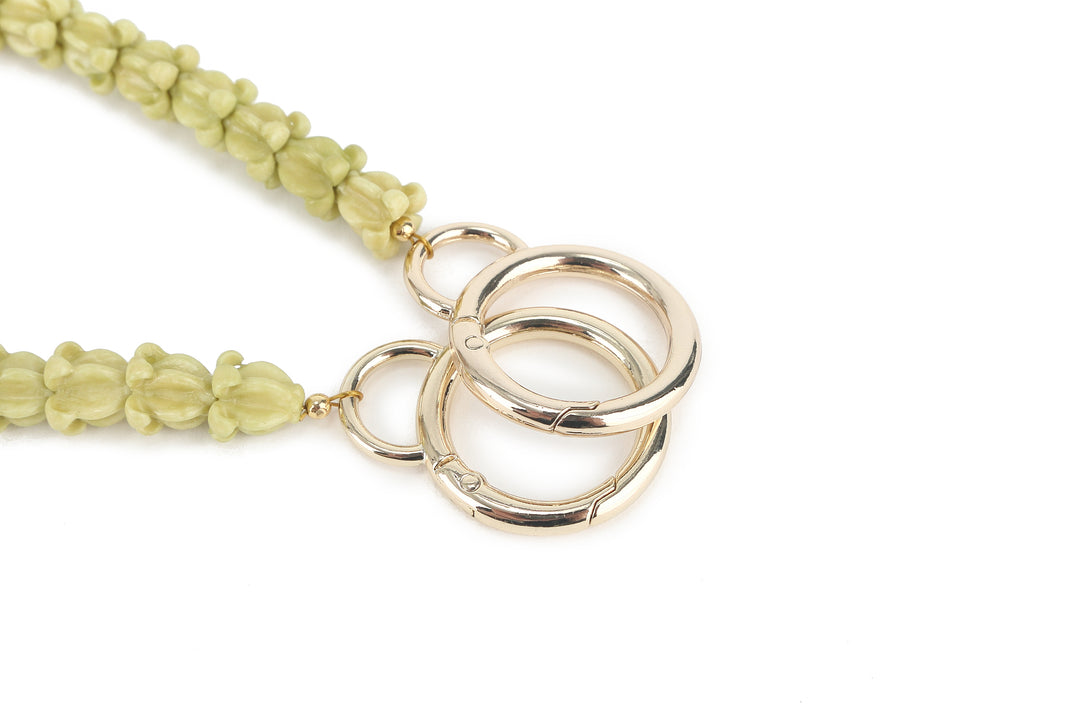 Lei Deco Charm 1 Strand Crownflower Green