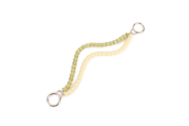 Lei Deco Charm 2 Strand Crownflower Green &amp; White
