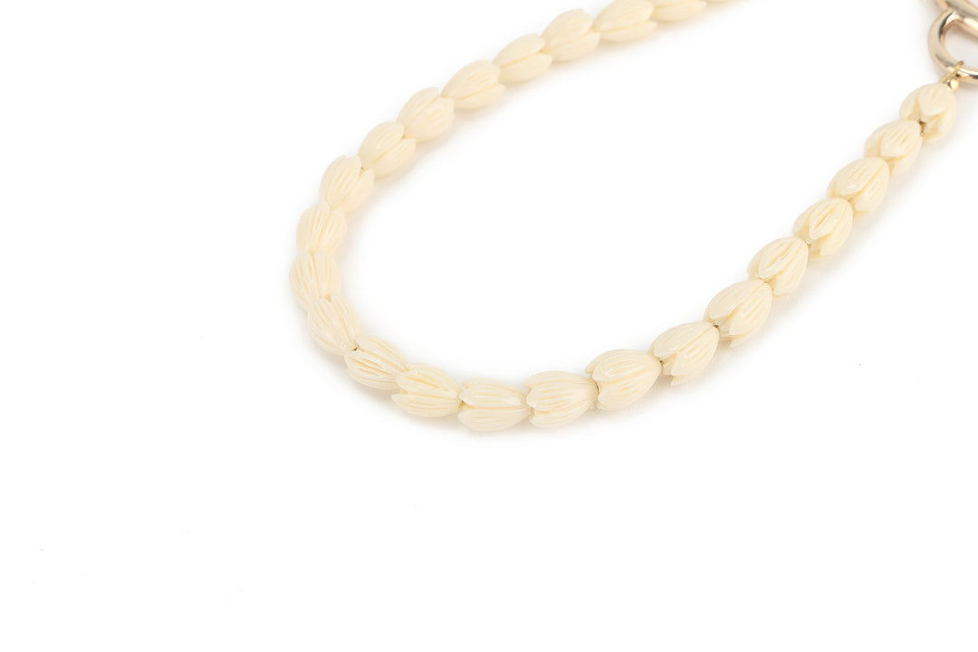 Lei Deco Charm 1 Strand Pikake White