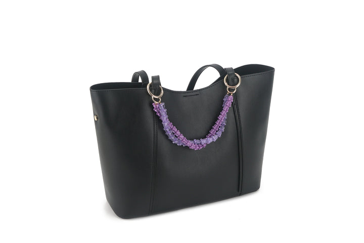 Lei Deco Charm 2 Strand Crownflower Purple Double