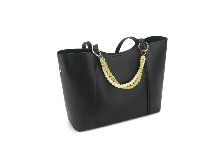 Lei Deco Charm 2 Strand Crownflower Green &amp; White