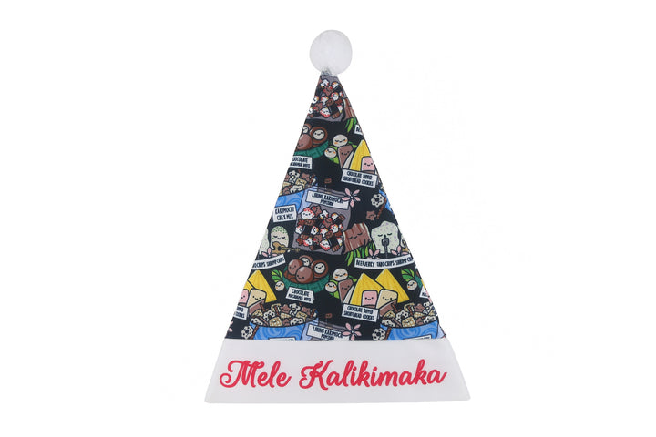 Christmas Hat Local Snacks Black