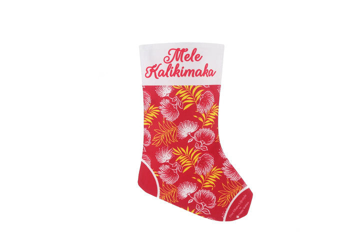Christmas Stocking Lehua Red