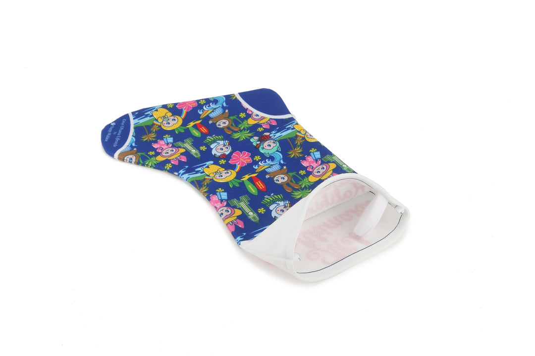 Christmas Stocking Aloha Monsters Navy
