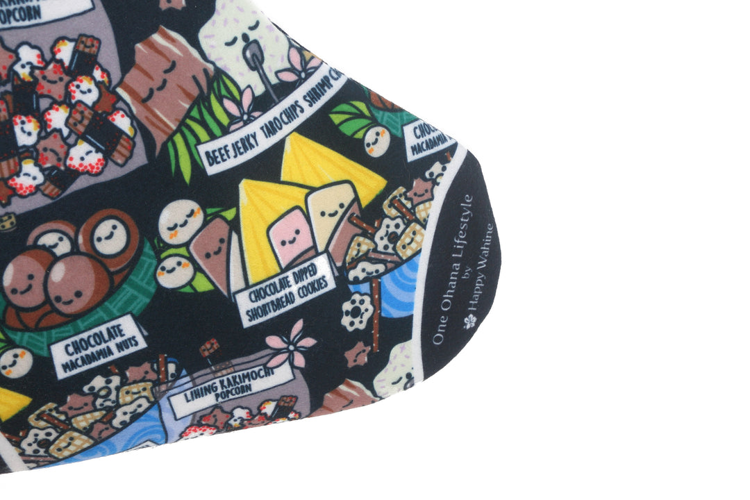 Christmas Stocking Local Snacks Black