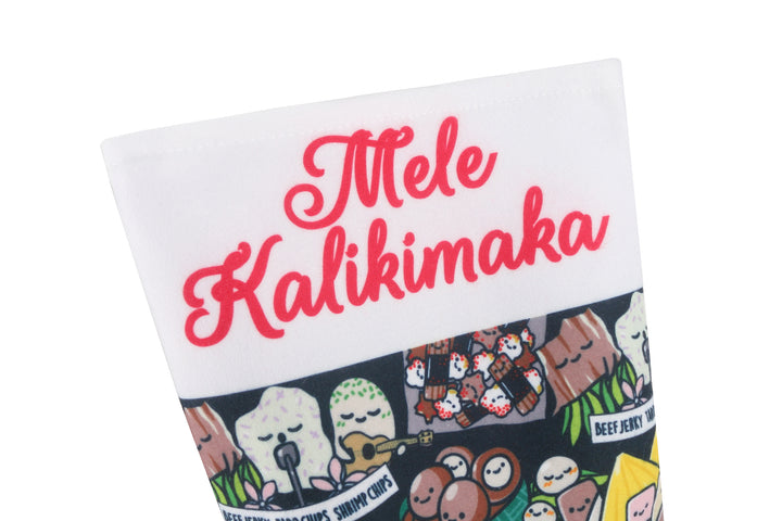 Christmas Stocking Local Snacks Black