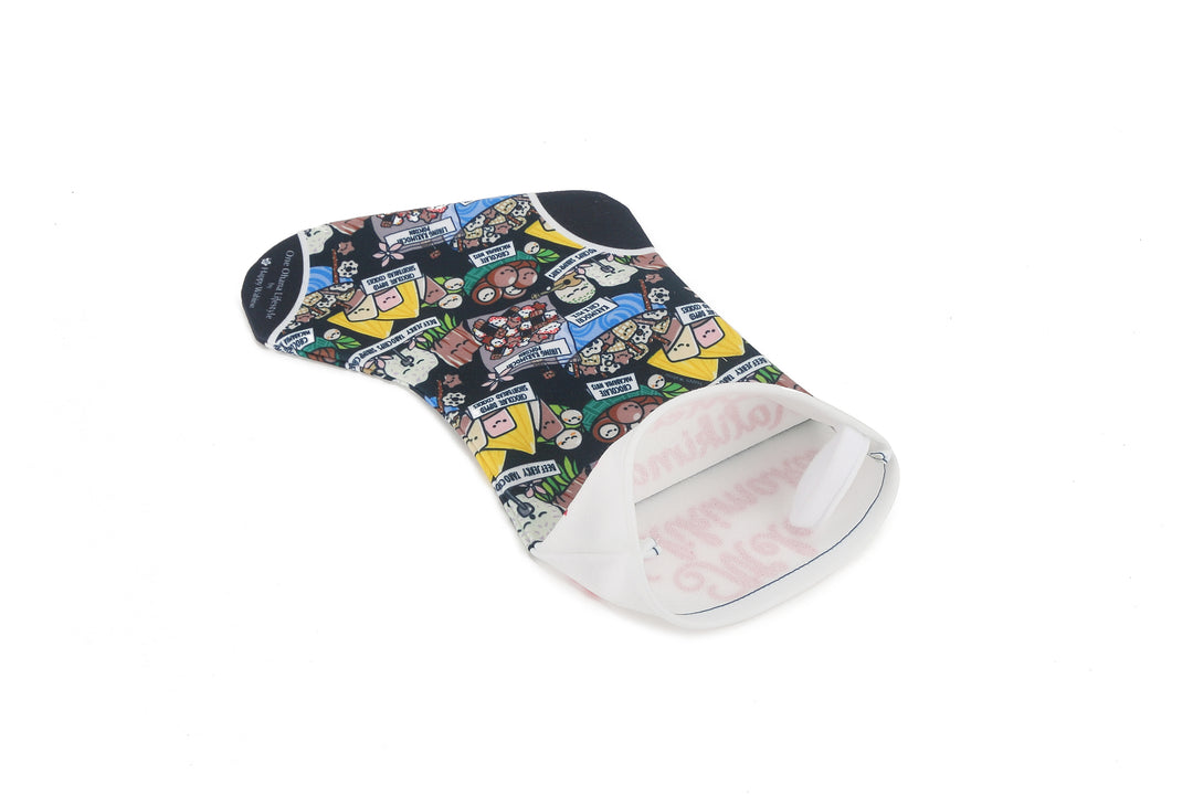 Christmas Stocking Local Snacks Black