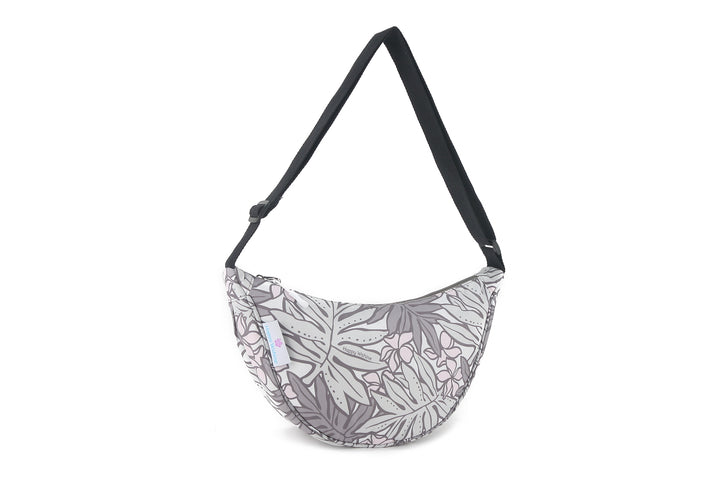 Crossbody Moon Bag Lauae Grey