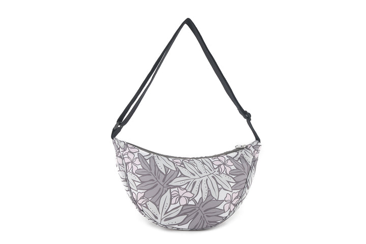 Crossbody Moon Bag Lauae Grey