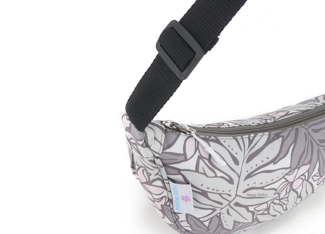 Crossbody Moon Bag Lauae Grey